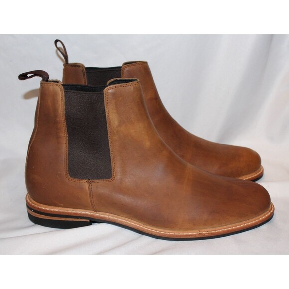 Nisolo‎ Men\'s Tobacco Brown Marco Everyday Chelsea Leather Boots $268 NEW main image 8